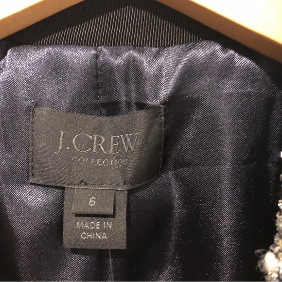 J Crew Collection Metallic Tweed Jacket - Picture 5 of 8